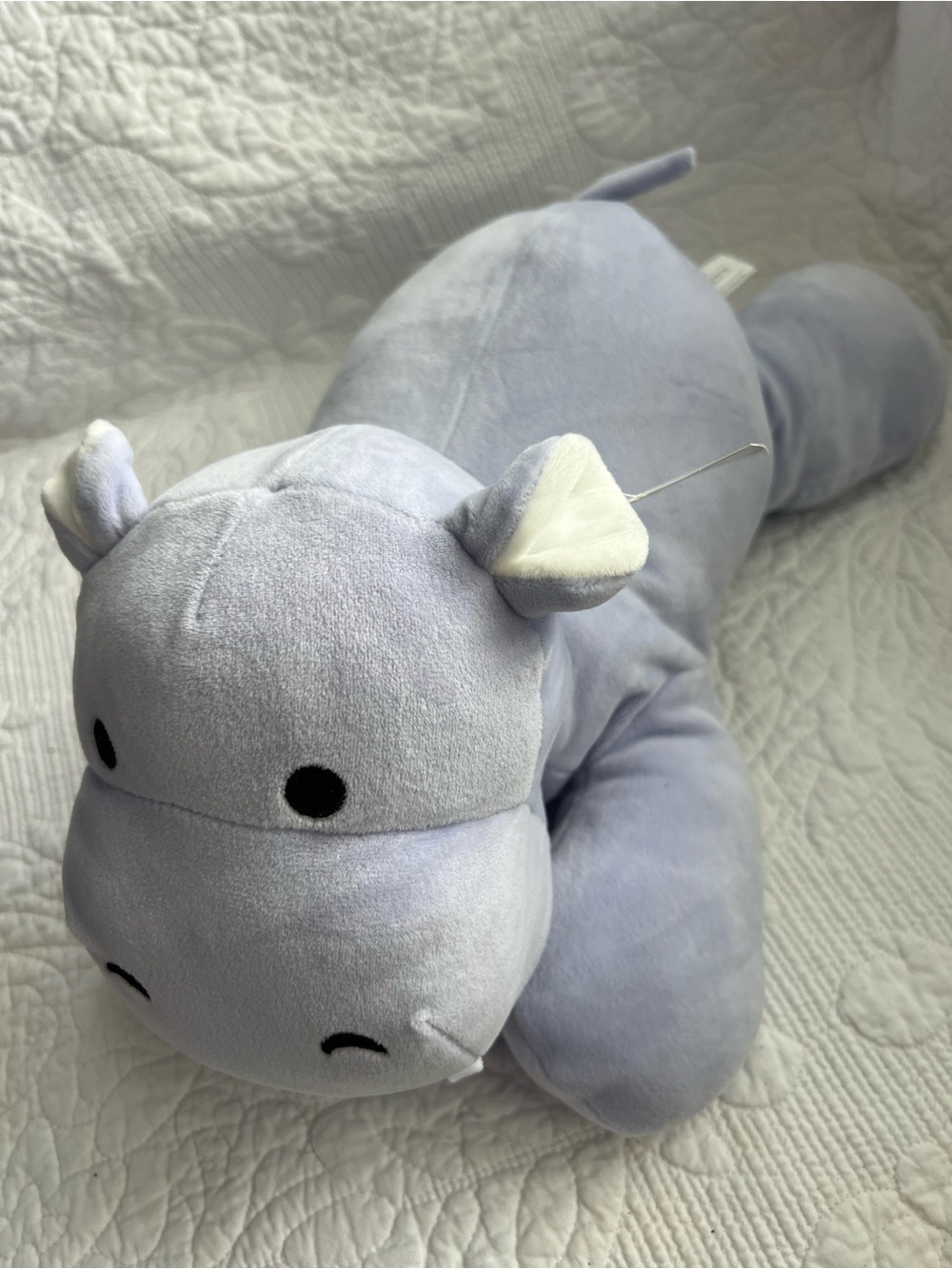 Weighted (2.43LBS) Hippo Stuffed Animals, Comfort Hippopotamus Plush.